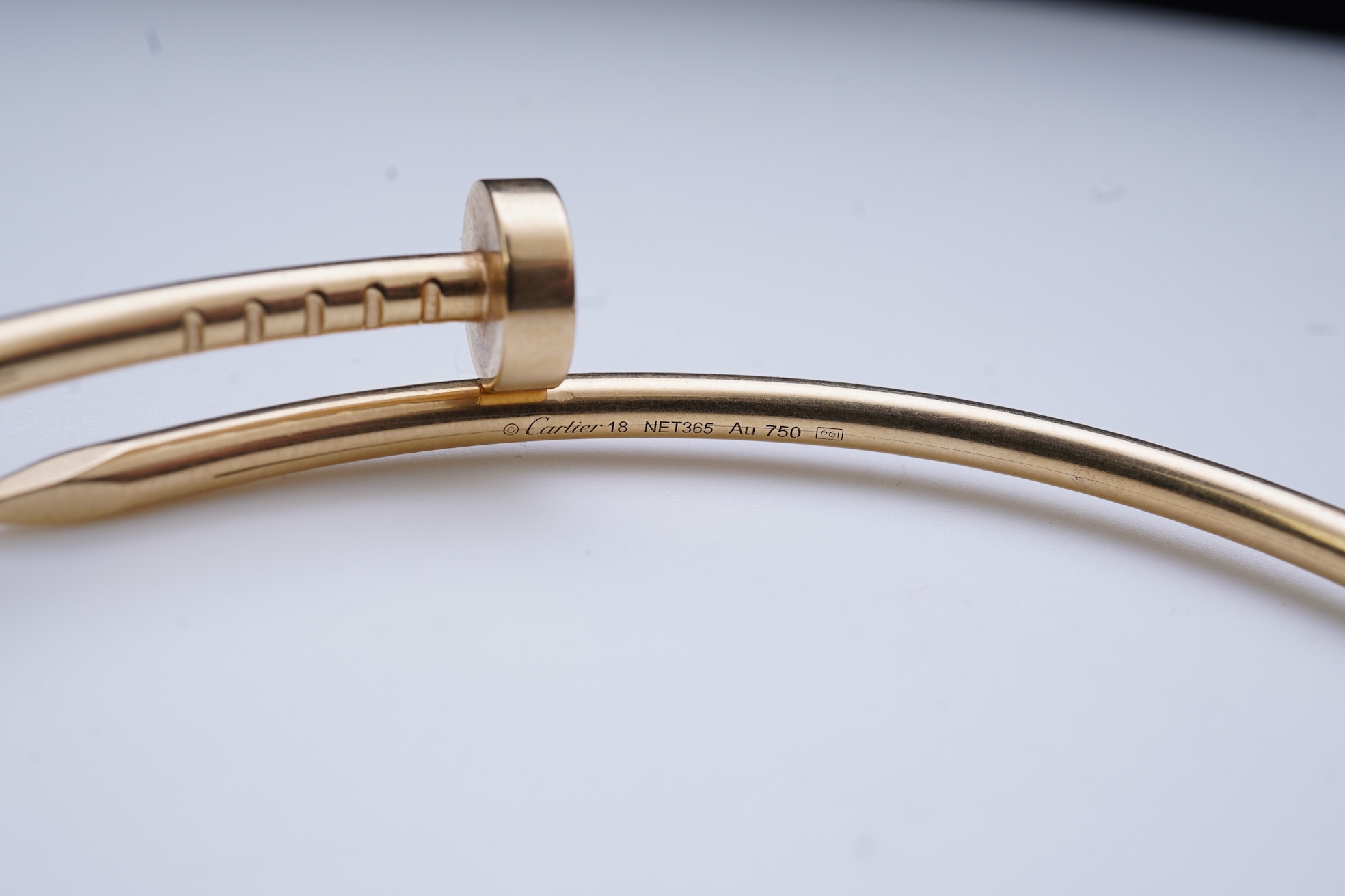 Cartier, a gold bangle, 'Juste un Clou', small model, circa 2021